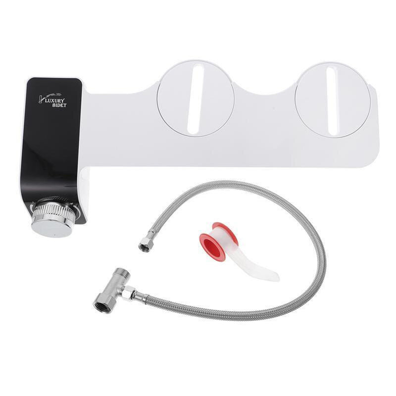 Dual Nozzle Toilet Bidet Non-Electric Bathroom Water Sprayer_1