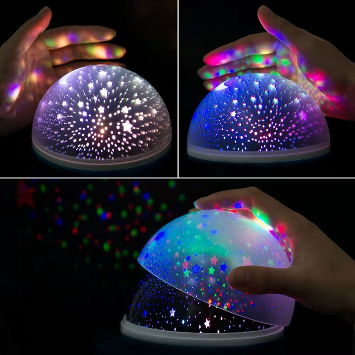 Galaxy Starry Kids LED Night Light Projector Star Party Bedside Desk Lamp-Dual Rechargeable_6