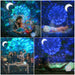 3 In 1 LED Galaxy Starry Night Light Projector 3D Ocean Star Sky Party Lamp-USB Plugged-in_5