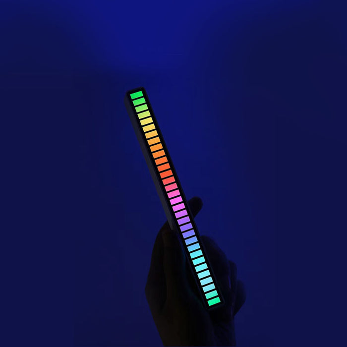 RGB Activated Music Rhythm LED Light Strip Lamp Sound Control -USB Rechargeable_4