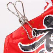 60pcs Stainless Steel Clothes Pegs Windproof Sealing Clamp_8