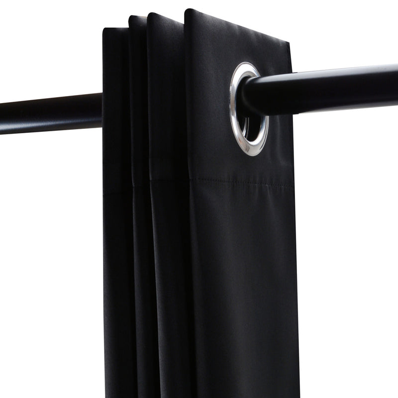 2pcs Blackout Window Curtain Draperies with Eyelet for Bedroom_1