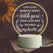 Love Expressing Acrylic Night Light Ideal Gift for Wife - USB Plugged In_13
