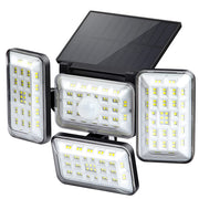 4 Head Solar Powered Motion Sensor Outdoor Flood Lamp_10