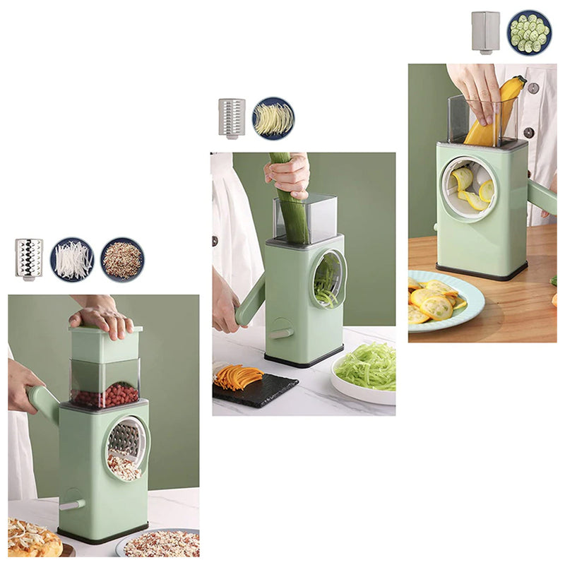Multifunctional Rotary Hand Cranking Vegetable Slicer_11