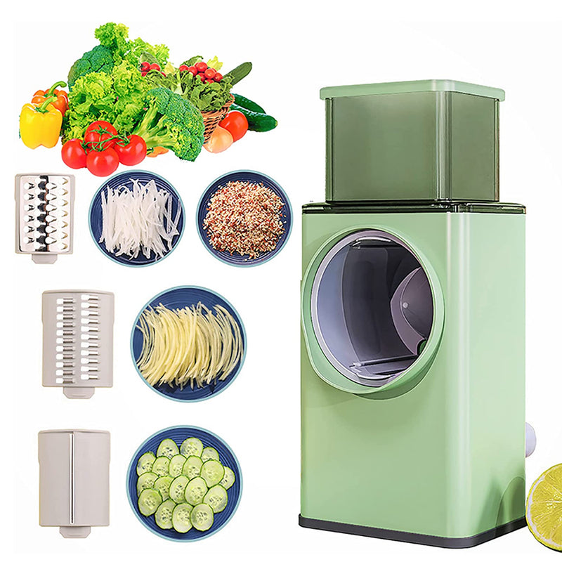 Multifunctional Rotary Hand Cranking Vegetable Slicer_12