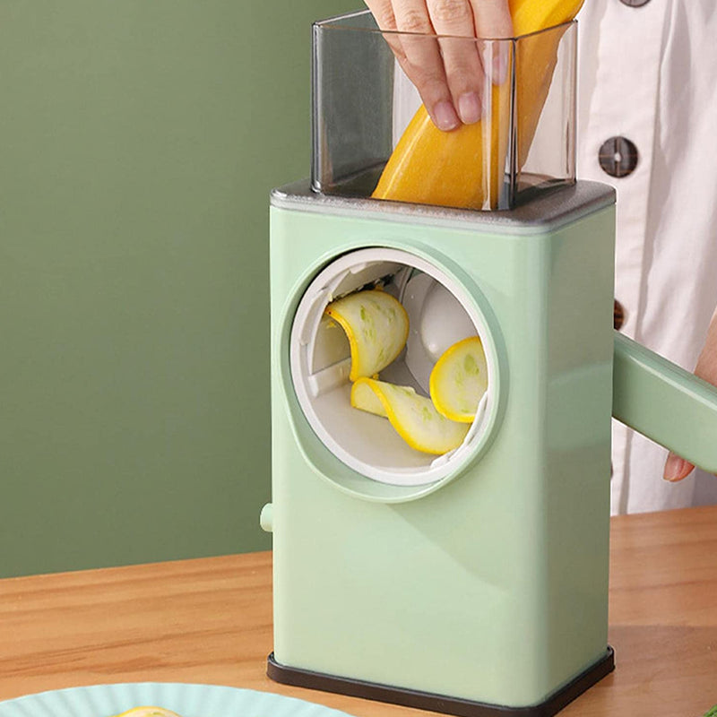 Multifunctional Rotary Hand Cranking Vegetable Slicer_8