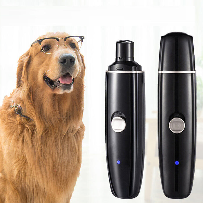 USB Rechargeable Electric Dog Toe Nail File Pet Foot Grinder_6