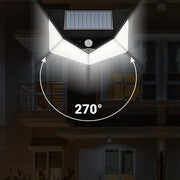 2 Pack 100 LED Solar Powered PIR Motion Sensor Outdoor Lights_4