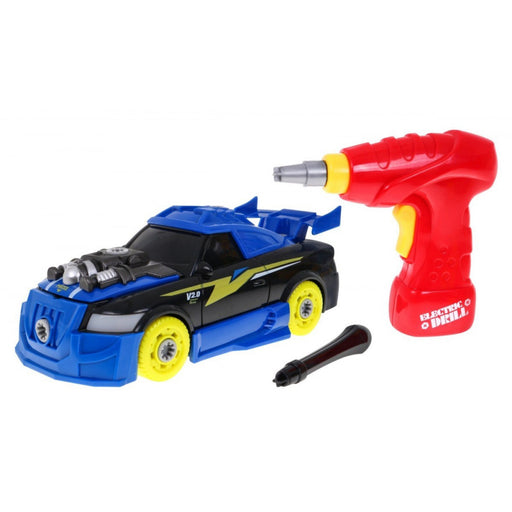 2-in-1 Children’s Assembly Racing Toy Car with Drill Tool Kit_1