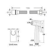 Stainless Steel Toilet Sprayer Handheld Bathroom Bidet_3