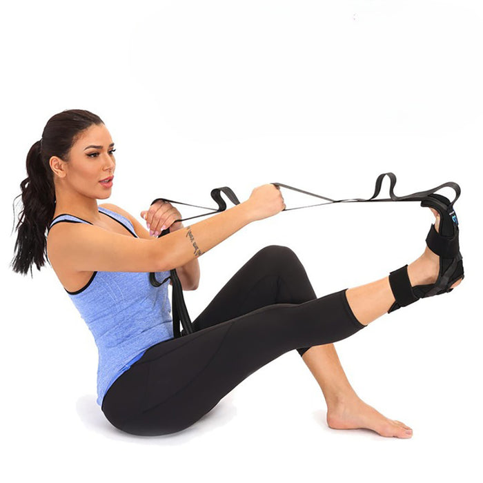 Yoga Foot & Calf Stretch Strap for Plantar Fasciitis, Heel Spurs, Foot Drop, Achilles Tendonitis & Hamstring_11