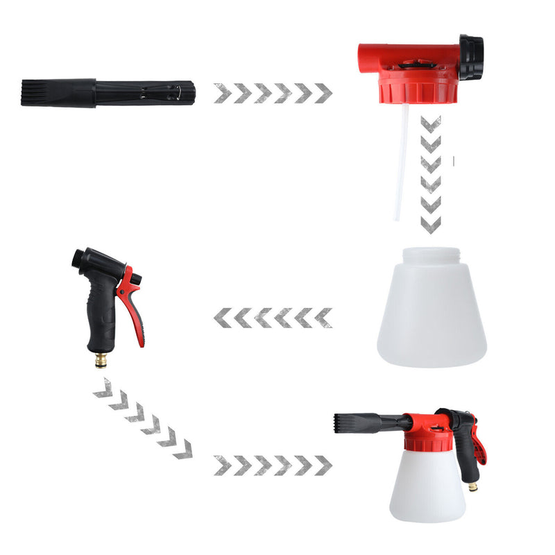 Car Wash Foam Gun Water Spraying Car Foaming Sprayer_4
