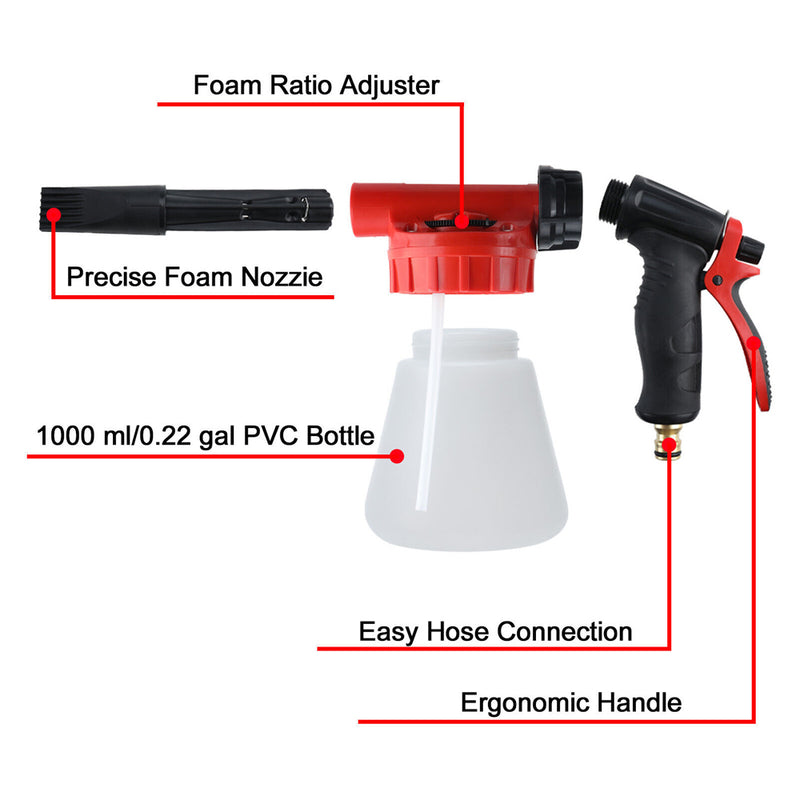 Car Wash Foam Gun Water Spraying Car Foaming Sprayer_6