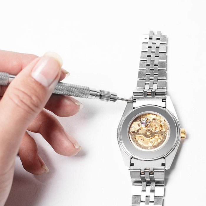 Watch Repair Tool Kit 504Pcs Watchmaker Back Case Opener Spring Pin Bars Remover_11