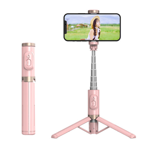 Bluetooth Wireless Handheld Selfie Stick Tripod Extendable Monopod with Remote- USB Rechargeable_2
