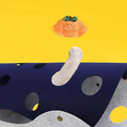 Interactive and Fun Collapsible Nest Pet Kitten Felt Tunnels_6