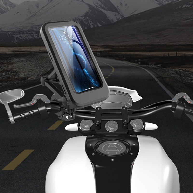 Adjustable Waterproof Bicycle Handle Bar Mobile Phone Holder_1