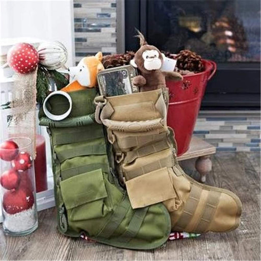 Tactical Christmas Stocking Military Style Christmas Ornament for Christmas Home Decoration_16