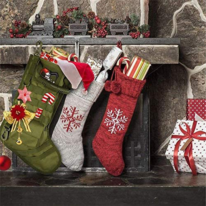 Tactical Christmas Stocking Military Style Christmas Ornament for Christmas Home Decoration_17