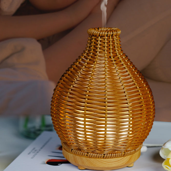 Rattan Essential Oil Diffuser and Humidifier Aromatherapy_3
