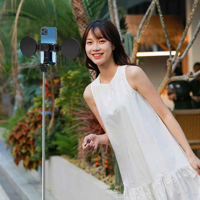 USB Charging Selfie Stick with Dimmable Double Fill Lamp_6