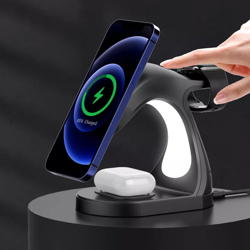 USB Powered 4 in 1 Wireless Magnetic Charger and Night Light_8