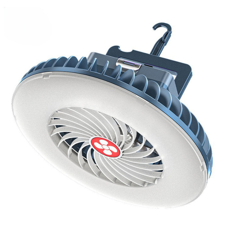 2 IN 1  LED Camping Lantern with Tent Fan - USB Rechargeable_1
