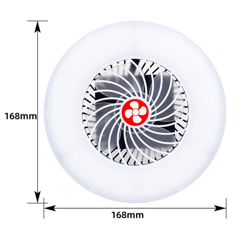 2 IN 1  LED Camping Lantern with Tent Fan - USB Rechargeable_4