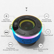 USB Rechargeable Portable Bluetooth Speaker with LED Display_8