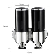 Wall Mounted Bathroom Shower Pump Dispenser and Organizer for Bathroom Kitchen Hotel_8