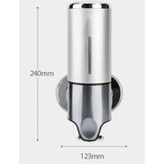 Wall Mounted Bathroom Shower Pump Dispenser and Organizer for Bathroom Kitchen Hotel_10