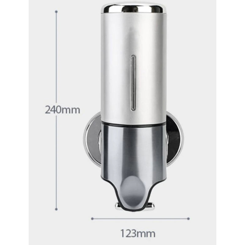Wall Mounted Bathroom Shower Pump Dispenser and Organizer for Bathroom Kitchen Hotel_10