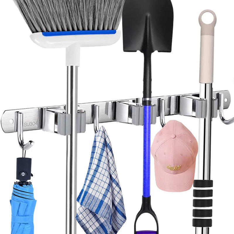 1/2 Pack Heavy-Duty Stainless-Steel Wall Mounted Space Saving Multifunctional Tools Organizer_2