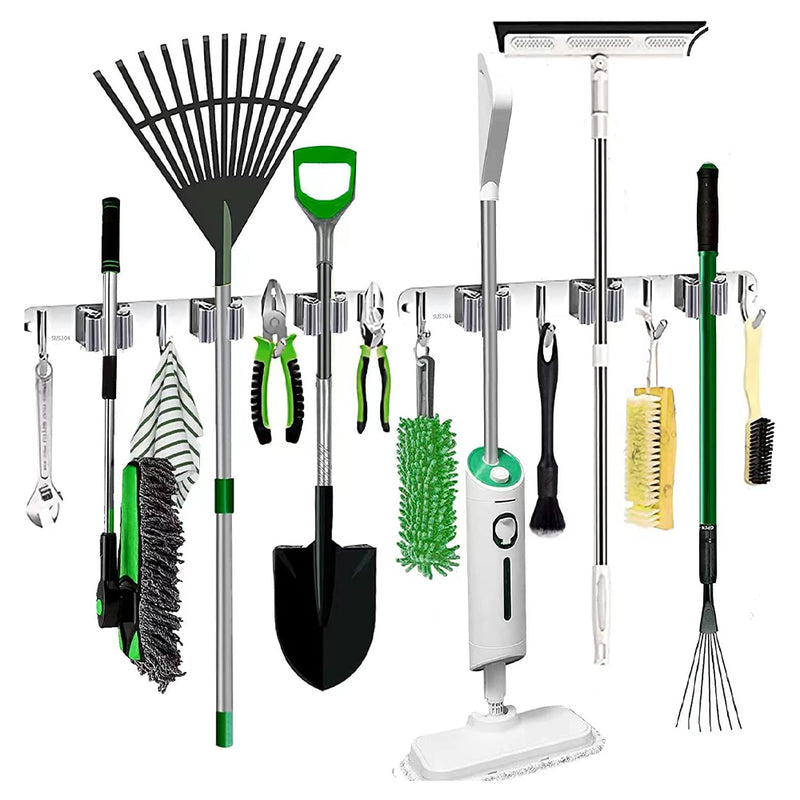 1/2 Pack Heavy-Duty Stainless-Steel Wall Mounted Space Saving Multifunctional Tools Organizer_10