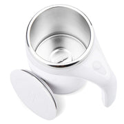 Electric Stainless Steel Magnetic Self Stirring Coffee Mug - Battery Powered_2