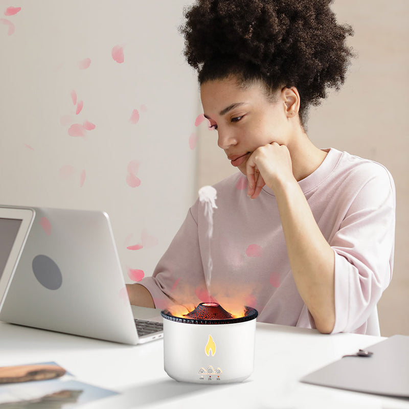 Volcanic Flame Designed Portable Aroma Diffuser-USB Plugged-in_6