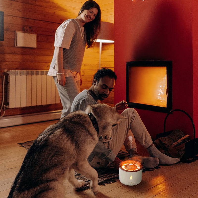 Volcanic Flame Designed Portable Aroma Diffuser-USB Plugged-in_7