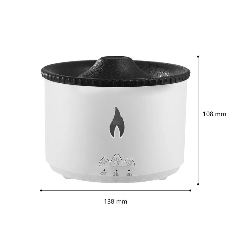 Volcanic Flame Designed Portable Aroma Diffuser-USB Plugged-in_3