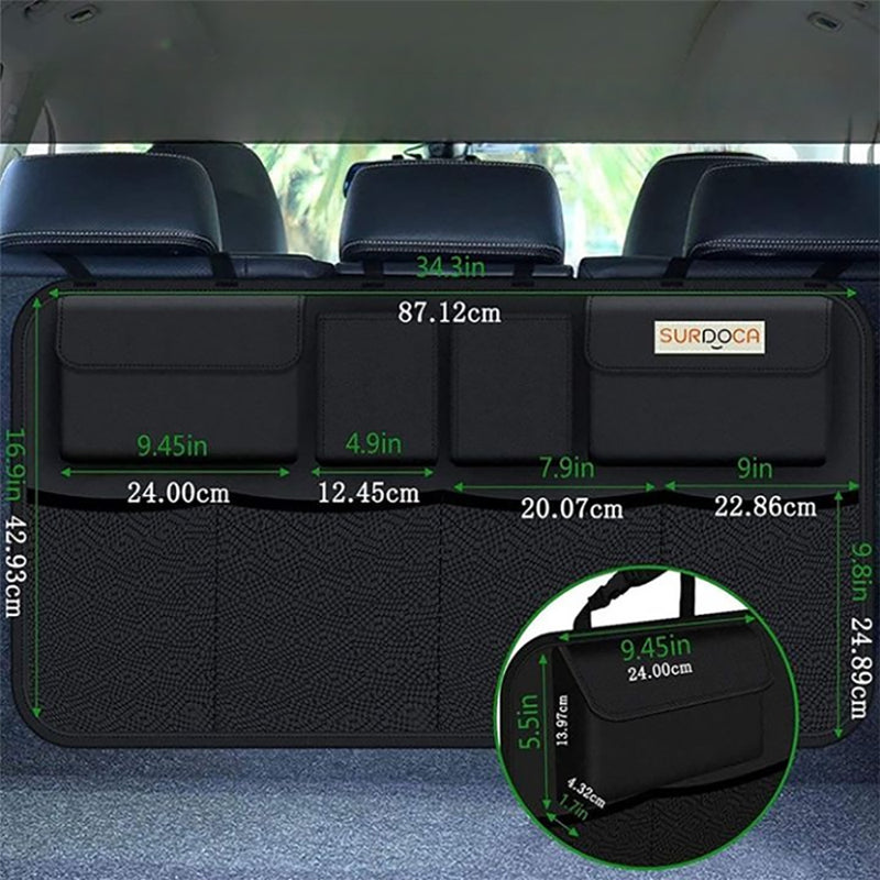 Car Trunk Organizer Multi-Pocket Hanging Car Seat Back Storage Bag_10