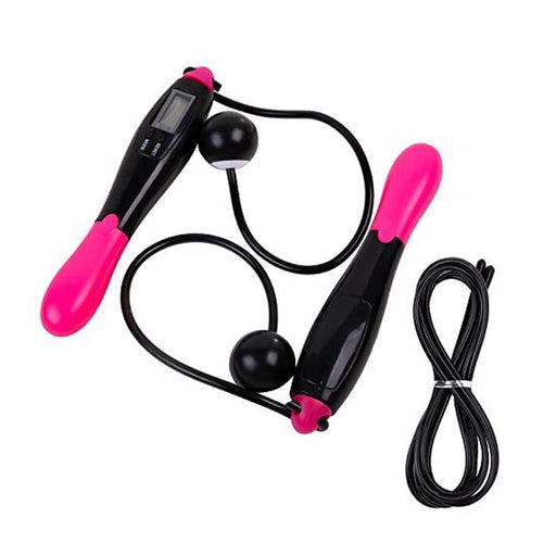 Digital Jump Skipping Rope Counting Speed Timekeeping Calorie Counter Fitness_0