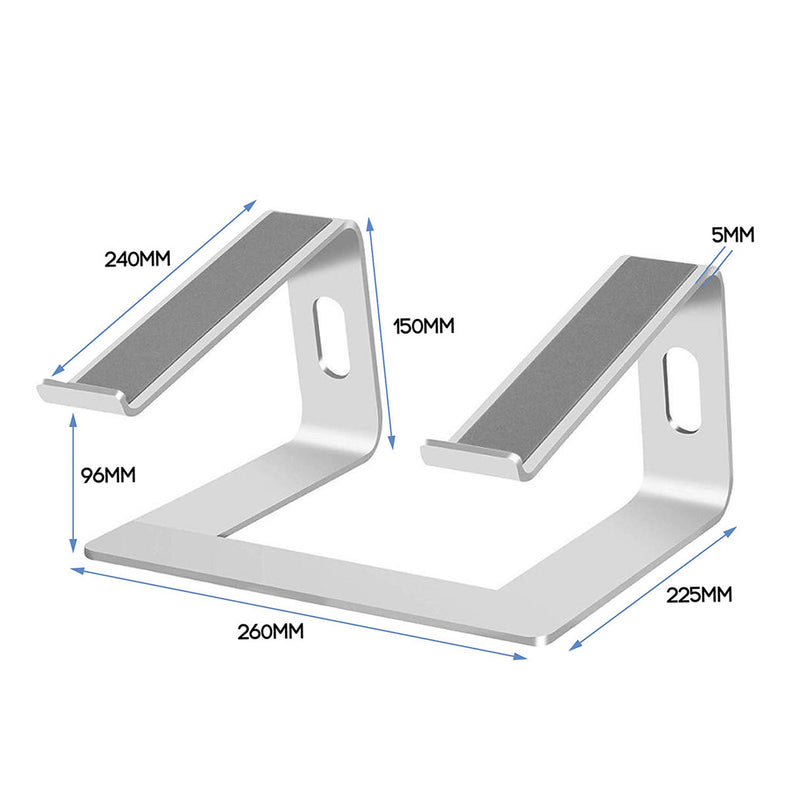 Adjustable Aluminum Laptop Support Stand and Cooling Riser_2