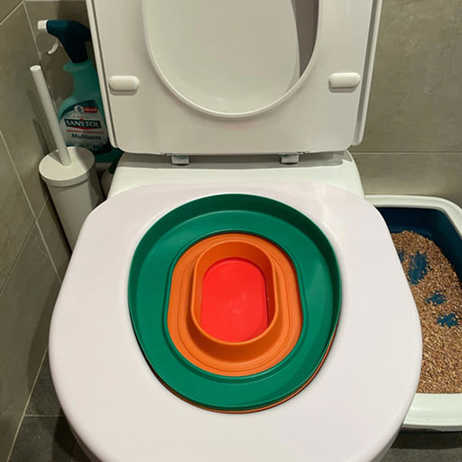 Pet Toilet Litter Box Defecating Training System Toilet Seat_1