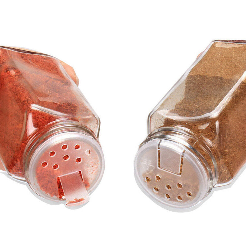 Pack of 12 Stainless Steel Glass Powdered Seasoning Bottles_4