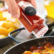 Pack of 12 Stainless Steel Glass Powdered Seasoning Bottles_9