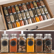 Pack of 12 Stainless Steel Glass Powdered Seasoning Bottles_11