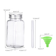Pack of 12 Stainless Steel Glass Powdered Seasoning Bottles_12