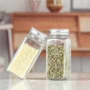 Pack of 12 Stainless Steel Glass Powdered Seasoning Bottles_8