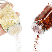 Pack of 12 Stainless Steel Glass Powdered Seasoning Bottles_3