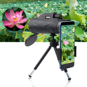 HD Optical Monocular Telescope with Phone Clip+Tripod 80X100_11